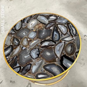 Yarı değerli yuvarlak masa